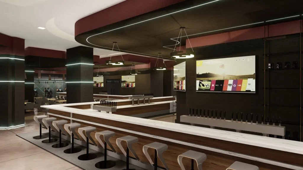 Meridian eSports and Dining - Bar Area